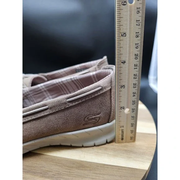 Skechers Womens Wave Lite Playful Sneakers Size‎ 9 Taupe - Picture 8 of 9